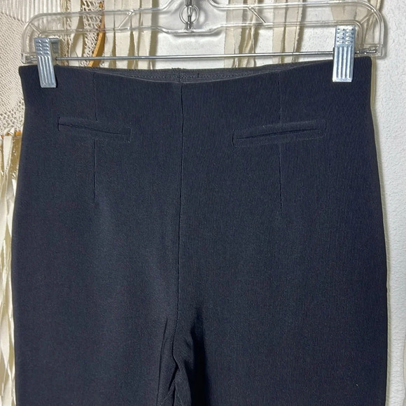 Equestrian Designs Black Ribbed Pull on Straight Leg Pant Size P/XS - Picture 3 of 9